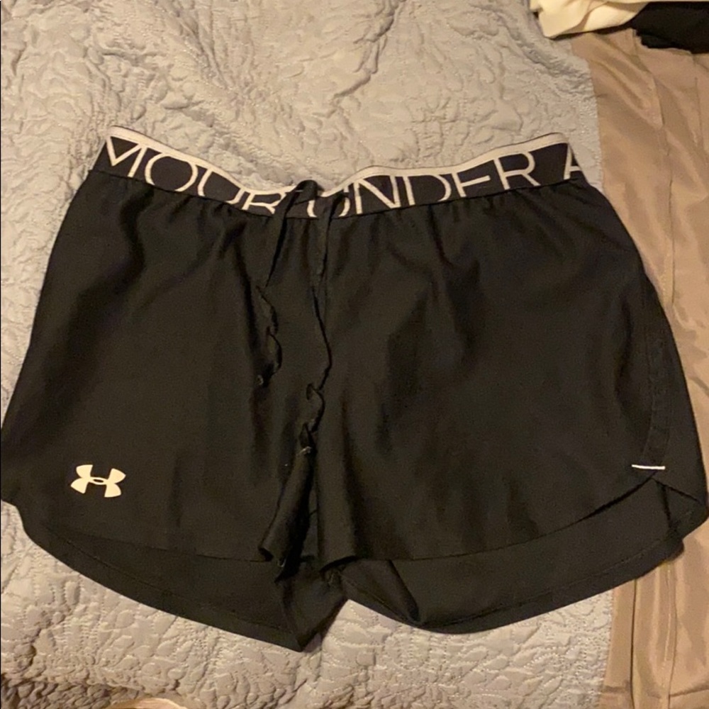Black under armour shorts